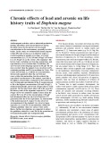 Chronic effects of lead and arsenic on life history traits of Daphnia magna