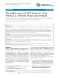 The Nordic long-term OCD treatment study (NordLOTS): Rationale, design, and methods