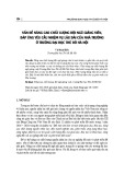 Vấn đề nâng cao chất lượng đội ngũ giảng viên, đáp ứng yêu cầu nhiệm vụ lâu dài của nhà trường ở trường Đại học Thủ đô Hà Nội