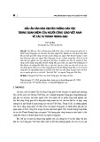 Dấu ấn văn hóa truyền thống dân tộc trong quan niệm của người công giáo Việt Nam về các vị thánh trong đạo