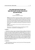 Quan niệm nghệ thuật về hiện thực trong tiểu thuyết của một số nhà văn nữ Việt Nam hải ngoại