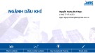 Báo cáo Ngành Dầu khí