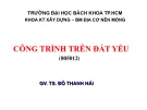 Bài giảng Công trình trên đất yếu