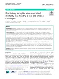 Respiratory syncytial virus-associated mortality in a healthy 3-year-old child: A case report