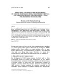 Directions and policies for development of science technology human resource in Vietnam: Assessment of the past stragies and solutions for promotion in future time