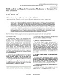 Field analysis on magnetic transmission mechanism of downhole tur-bine generator