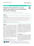 Kawasaki shock syndrome in an Arab female: Case report of a rare manifestation and review of literature