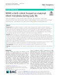 MAMI: A birth cohort focused on maternalinfant microbiota during early life