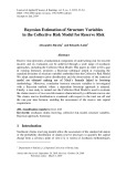 Bayesian estimation of structure variables in the collective risk model for reserve risk