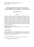 Estimating and forecasting west Africa stock market volatility using asymmetric Garch models