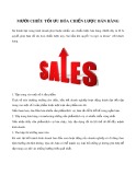 Mười chiêu tối ưu hóa chiến lược bán hàng