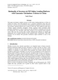 Rationality of investors in P2P online lending platform with guarantee mechanism: Evidence in China