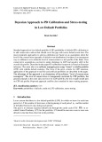 Bayesian approach to PD calibration and stress-testing in low default portfolios
