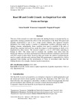 Basel III and credit crunch: An empirical test with focus on Europe