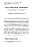 Micro-determinants of customer level interoperability: A feasibility study between traditional banks and mobile network operators in Zimbabwe