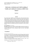 Multivariate t- distribution and garch modelling of volatility and conditional correlations on Brics stock markets