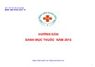 Hướng dẫn danh mục thuốc năm 2015