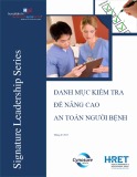 Danh mục kiểm tra để nâng cao an toàn người bệnh