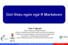 Bài giảng Giới thiệu ngôn ngữ R Markdown