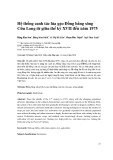 Hệ thống canh tác lúa gạo Đồng bằng sông Cửu Long từ giữa thế kỷ XVII đến năm 1975