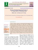 Housing and feeding management practices in U.S. nagar district of Uttarakhand, India
