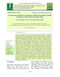 Awareness and adoption of urea-molasses multi nutrient block (Ummb) technology in field situations of Punjab, India