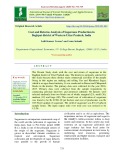 Cost and returns analysis of sugarcane production in baghpat district of western Uttar Pradesh, India