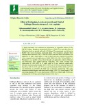 Effect of fertigation, levels on growth and yield of cabbage (Brassica oleracea L. var. capitata)