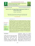 Influence of fly ash, organic manures and inorganic fertilizers on nutrient uptake of rice