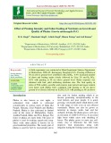 Effect of pruning intensity and foliar feeding of nutrients on growth and quality of Phalsa (Grewia subinaeqalis D.C)