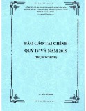 Báo cáo tài chính quý 4 và năm 2019 - Công ty cổ phẩn Việt Nam Kỹ nghệ Súc sản (Trụ sở chính)