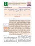 Effective weed management strategy for winter maize (Zea mays L) under humid condition of southern Rajasthan, India