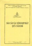 Báo cáo tài chính hợp nhất quý 4 năm 2018 - Công ty cổ phần Cấp thoát nước Cần Thơ