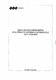 Báo cáo tài chính riêng quý 1 năm 2018 - Công ty cổ phần tập đoàn FLC