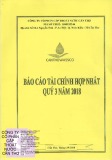 Báo cáo tài chính hợp nhất quý 3 năm 2018 - Công ty cổ phần Cấp thoát nước Cần Thơ