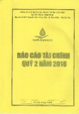 Báo cáo tài chính quý 2 năm 2018 - Công ty cổ phần Cấp thoát nước Cần Thơ (Công ty mẹ)