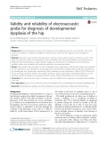 Validity and reliability of electroacoustic probe for diagnosis of developmental dysplasia of the hip