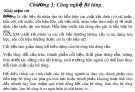 Bài giảng Chương 3: Công nghệ bê tông