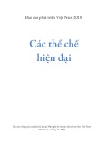 Báo cáo phát triển Việt Nam năm 2010 – Các thể chế hiện đại