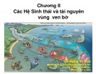 Bài giảng Chương 2: Các hệ sinh thái và tài nguyên vùng ven bờ