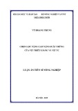 Luận án Tiến sĩ Nông nghiệp: Chọn lọc nâng cao năng suất trứng của vịt Triết Giang và vịt TC