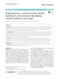 Argininemia as a cause of severe chronic stunting in a low-resource developing country setting: A case report