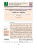 Nano zinc seed treatment and foliar application on growth, yield and economics of Bt cotton (Gossypium hirsutum L.)