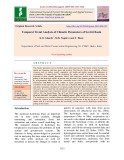 Temporal trend analysis of climatic parameters of Savitri basin