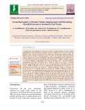 Serum biochemistry of broiler chicken supplemented with detoxifying microbial enzymes to ameliorate feed toxins