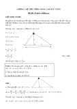 Hướng dẫn giải bài toán lớp 9 - Chương 1: Hệ thức lượng trong tam giác vuông