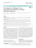 The diagnostic challenge of very early-onset enterocolitis in an infant with XIAP deficiency