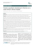 Trends in paediatric bloodstream infections at a South African referral hospital