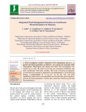 Integrated weed management practices on growth and floral parameters in tuberose