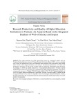Research productivity and quality of higher education institutions in Vietnam: An analysis based on the integrated database of web of science and scopus